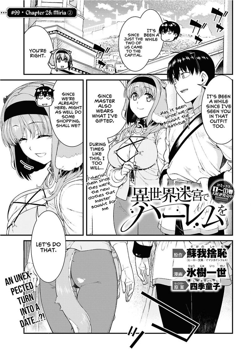 A Harem in the Fantasy World Dungeon, Chapter 99 image 1